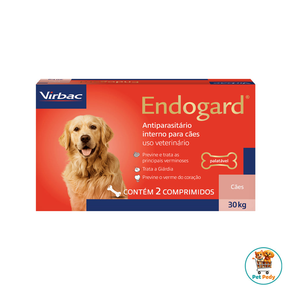 Antiparasitário Endogard para Cães de Até 30 kg