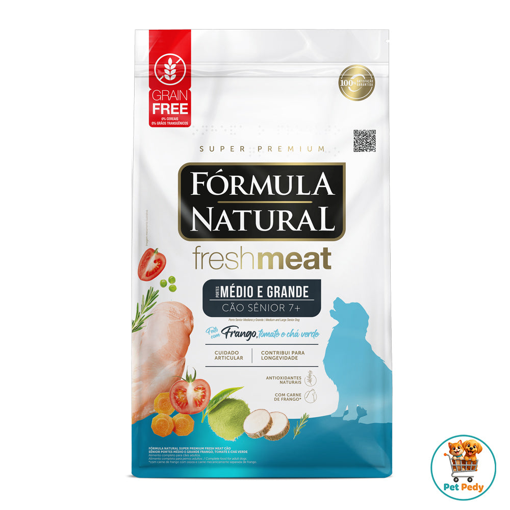 Ração Fórmula Natural Fresh Meat - Cão Sênior 7+ Mini e Pequeno