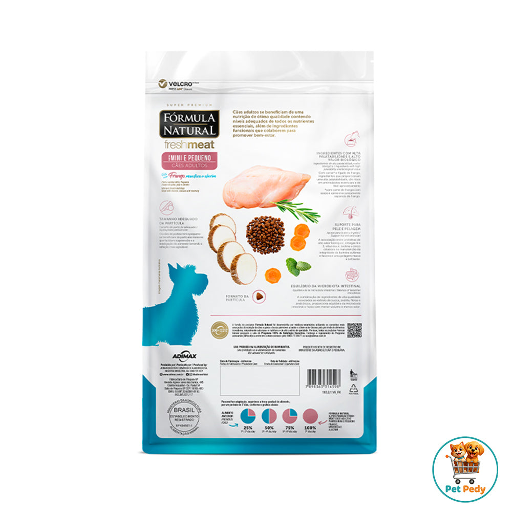 Ração Fórmula Natural Fresh Meat - Adulto Mini Pequeno