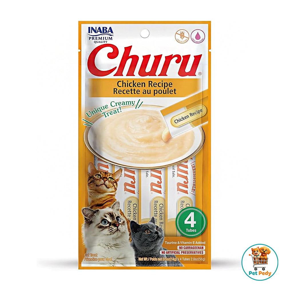 Display Petisco Churu Sabor Frango - Gatos - 24 Tubos
