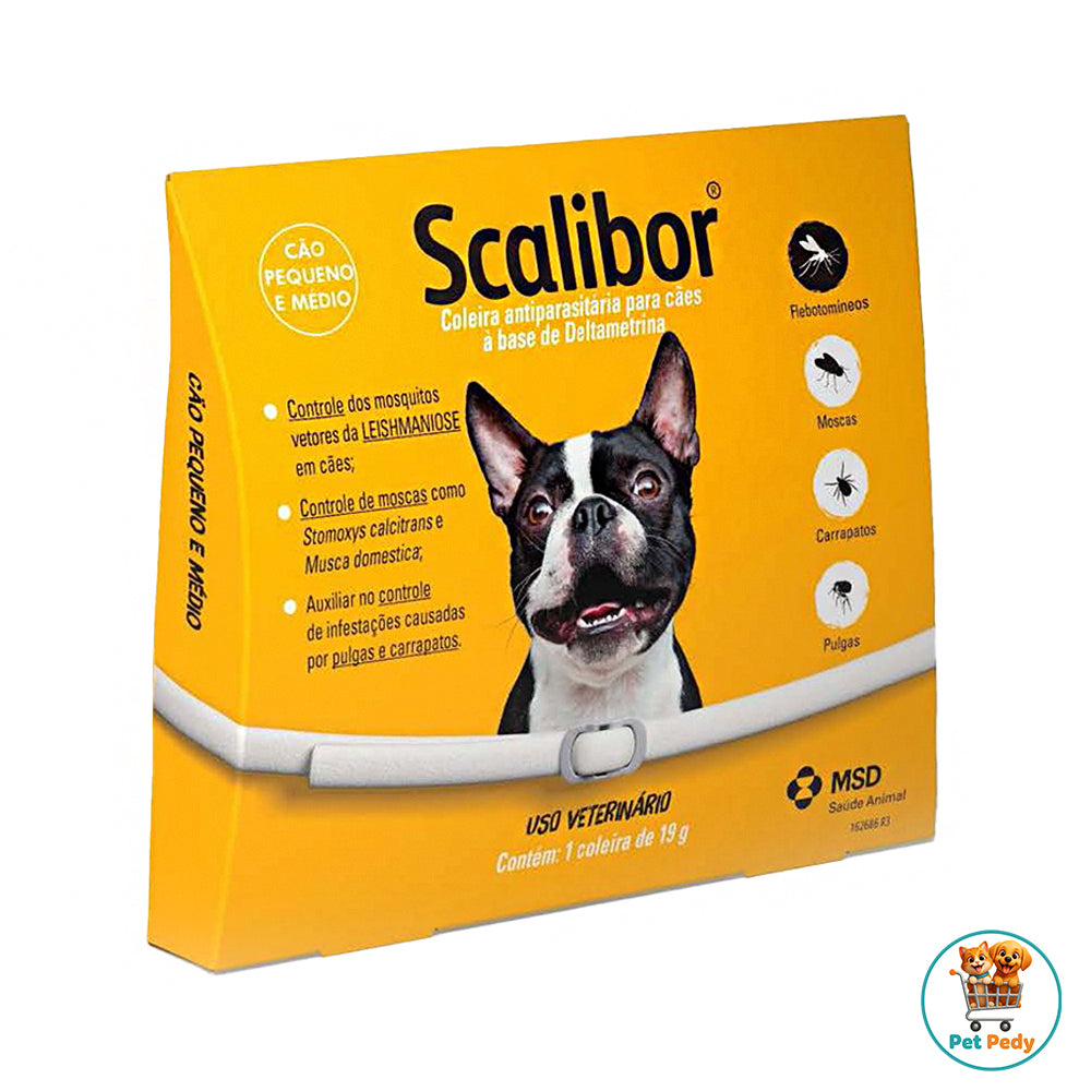 Coleira Antiparasitas Scalibor MSD Saúde Animal