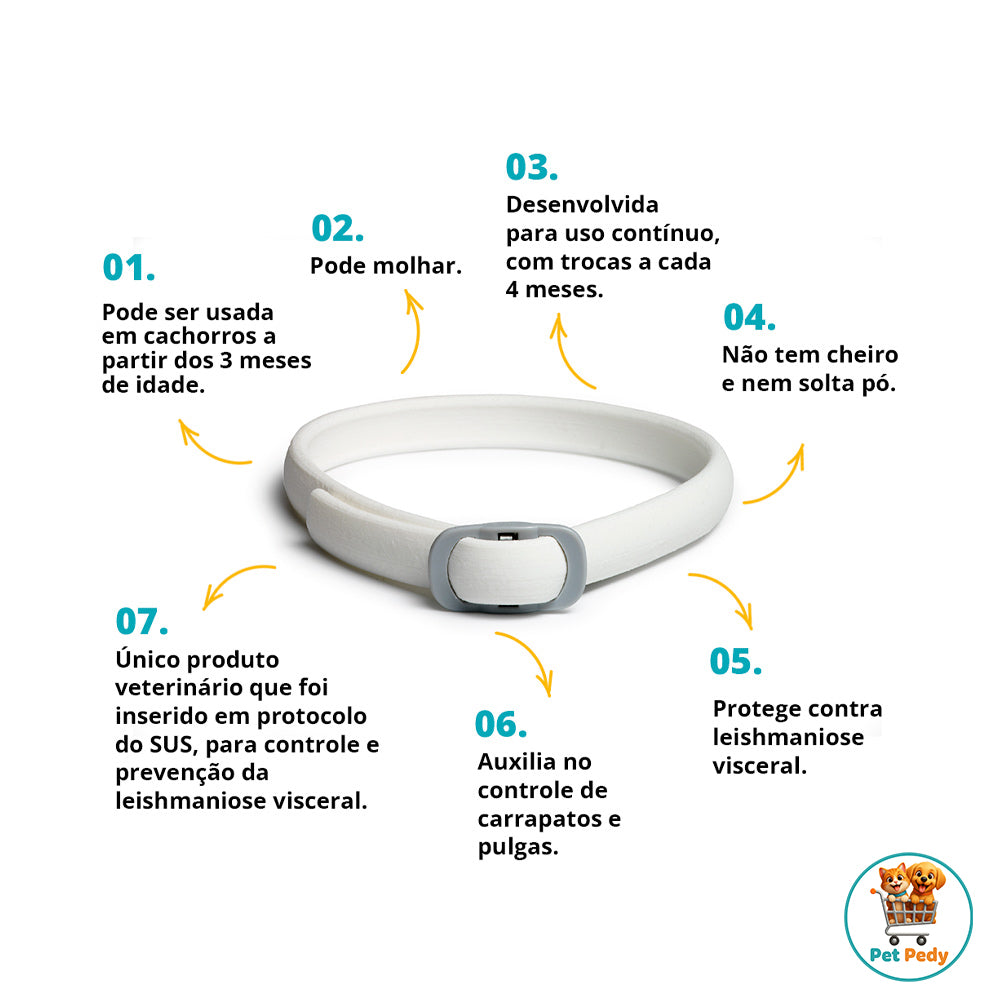 Coleira Antiparasitas Scalibor MSD Saúde Animal